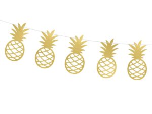 Ananas guirlande - guld