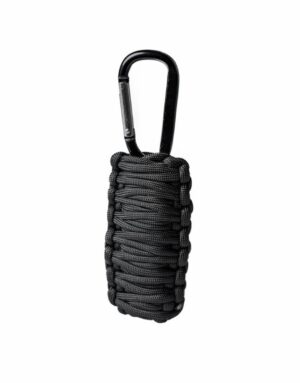 BLACK PARACORD SURVIVAL KIT SMALL - MIL-TEC