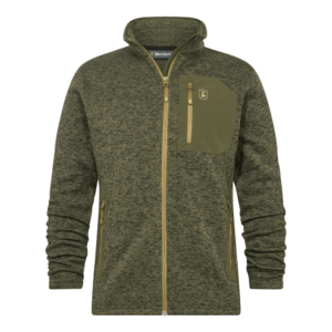 Herre strikjakke | Sarek Strikjakke - Deerhunter - Olive night melange