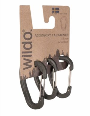 Karabinhage plastik | ACCESSORY CARABINER SET WILDO® - Grøn