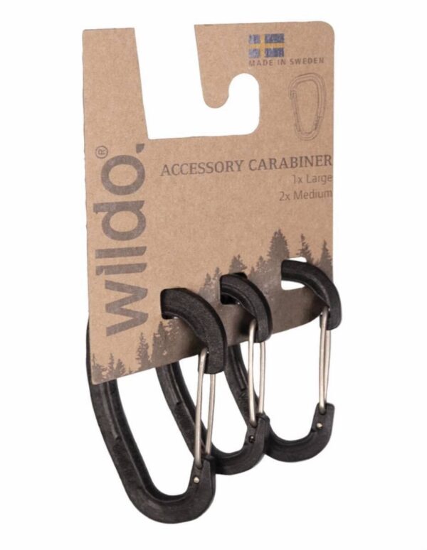 Karabinhage plastik | ACCESSORY CARABINER SET WILDO® - Sort