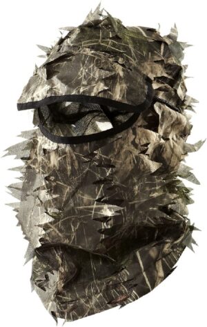 Leafy face cover camouflage one size