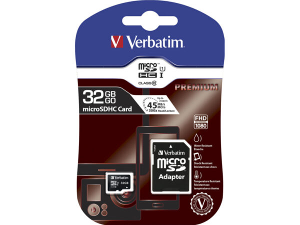 Micro Sdhc Kort Verbatim 32 gb