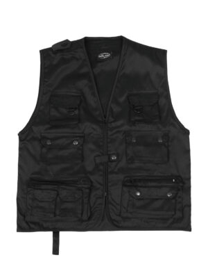 Mil-Tec Hunters Vest (Sort, 2XL)