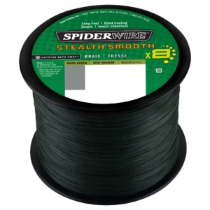 Påspoling af Fletline Spiderwire Stealth X8 Grøn - 1,50kr m 0,13mm 12,7kg