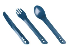 Plastik bestik | Ellipse Cutlery Set - Liveventure - Blå