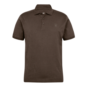 Polo shirt herre | Christian Poloshirt - Deerhunter - Brown leaf