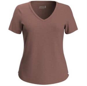 Smartwool Womens Merino Sport Tee, Light Mahogny