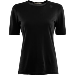 Aclima Dame LightWool Undershirt TeeÂ Black S