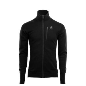 Aclima DoubleWool Jacket Mens, Jet Black / Marengo