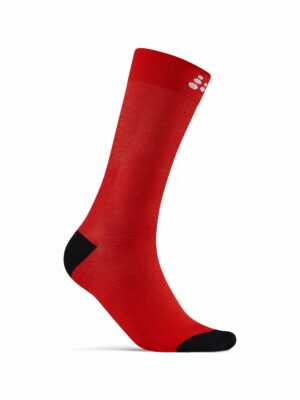 Craft - CORE Endure Bike Sock - Bright Red-White 34/36