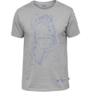 Fjällräven Greenland Printed T-Shirt Mens, Grey