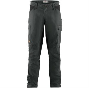 Fjällräven Kaipak Trousers Mens, Dark Grey / Black