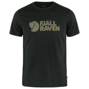 Fjällräven Logo T-Shirt Mens, Black