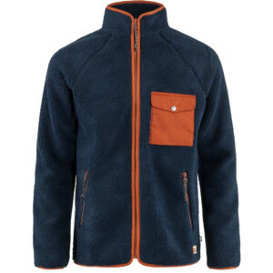 Fjällräven Vardag Pile Fleece M Navy-Autumn Leaf - XL