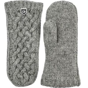 Hestra Freja Wool Mitt Unisex, Grey