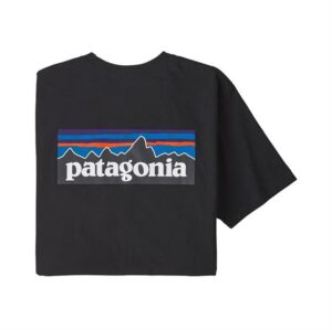 Patagonia Mens P-6 Logo Responsibili-Tee, Black