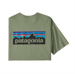 Patagonia Mens P-6 Logo Responsibili-Tee, Sedge Green