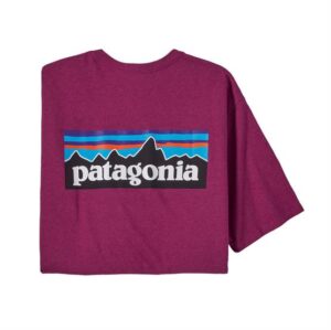 Patagonia Mens P-6 Logo Responsibili-Tee, Star Pink