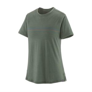 Patagonia Womens Cap Cool Merino Blend Shirt, Hemlock Green