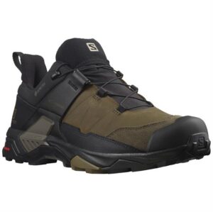 Salomon X Ultra 4 Leather GTX Mens, Desert Palm / Black