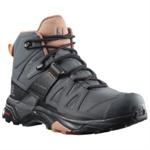 Salomon X Ultra 4 Mid Wide GTX Womens, Ebony / Mocha Mousse