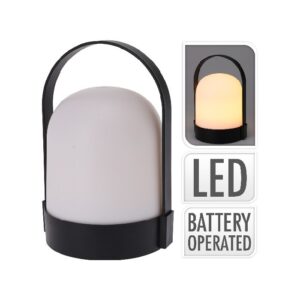 Batteridrevet bordlampe