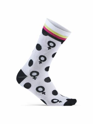 Craft - Stride Sock - White-Black 43/45