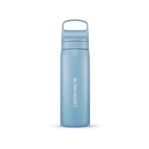 Stålflaske med filter - LifeStraw Go Series Stainless Steel Water 500ML - Icelandic Blue