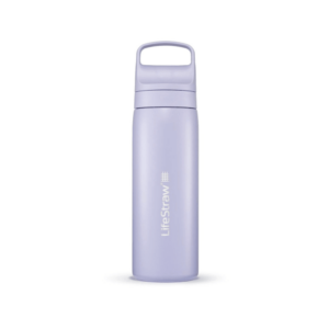 Stålflaske med filter - LifeStraw Go Series Stainless Steel Water 500ML - Provence Purple