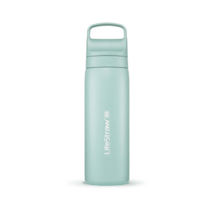 Stålflaske med filter - LifeStraw Go Series Stainless Steel Water 500ML - Seafoam