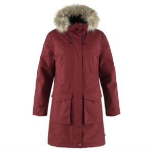 Fjällräven Nuuk Lite Parka Womens, Bordeaux Red