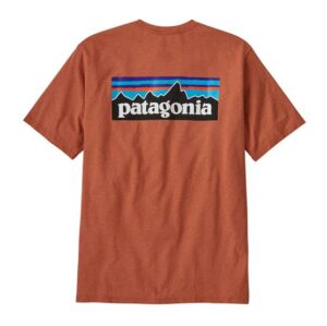 Patagonia Mens P-6 Logo Responsibili-Tee, Redtail Rust