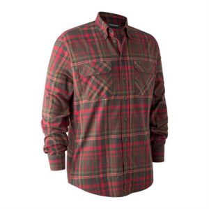 Deerhunter Mens Marvin Shirt, Red Check