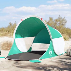 2-personers strandtelt pop-up vandafvisende havgrøn