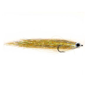 A. Jensen Flash Fly #5/0 Geddeflue Pearl/Silver/Holo Gold