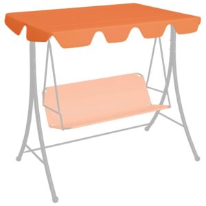 Baldakin til havegynge 188/168x145/110 cm orange