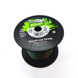 Berkley Sick Braid x8 Fletline - Moss Green - 2000 meter 0,08 mm