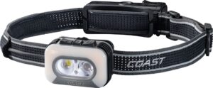 Coast RL35R 1.000 Lumen Genopladelig pandelampe med stemmestyring