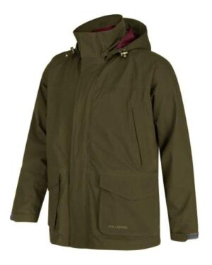 Culloden Waterproof regnjakke, mørk oliven - S (36-37)