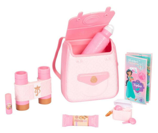 Disney Prinsesse Rygsæk med tilbehør - 6 Dele, 3+år - Lyserød