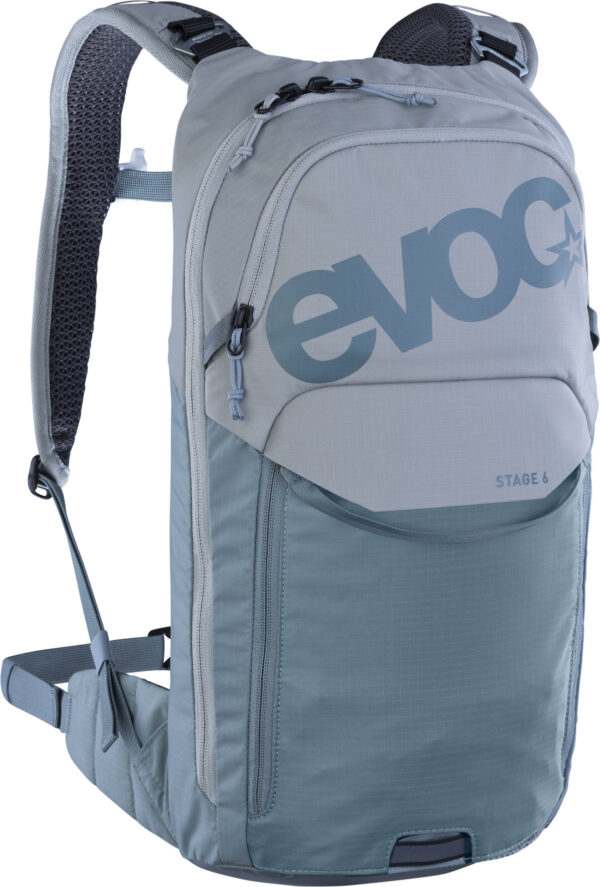 Evoc Stage Rygsæk m/Drikkepose (6+2 Liter) Grå