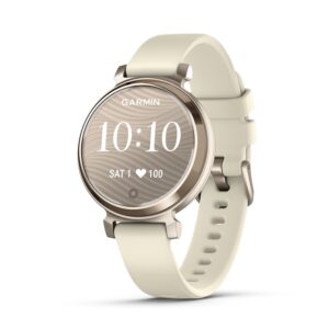 Garmin - Lily 2 Smartwatch i Cream Gold med Coconut silikonerem