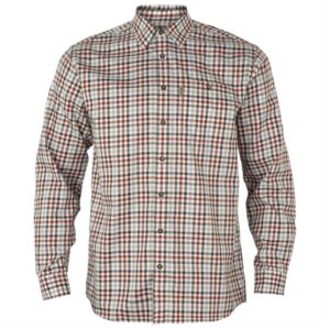 Härkila Milford Skjorte Mens, Bloodstone Red / White