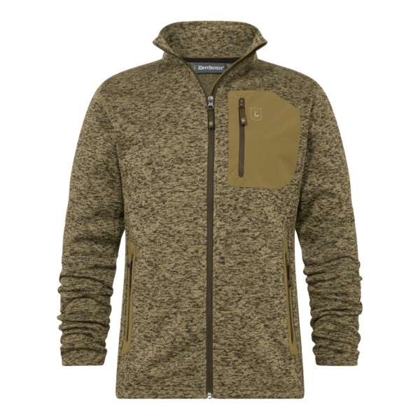 Herre strikjakke | Sarek Strikjakke - Deerhunter - Small - Butternut melange