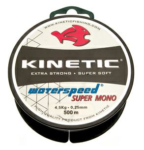 Kinetic Waterspeed Super Monofil Line Waterspeed Super Mono 2,7kg / 500m 0,20 mm