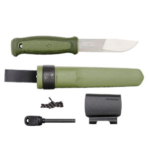 Morakniv Kansbol Kniv m/Survival-Kit (109mm) Grøn