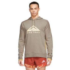 Nike Trail Magic Hour Drifit Hættetrøje Herre Brun