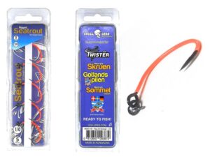 OG Lures Rigged Seatrout Single Hooks UV Orange