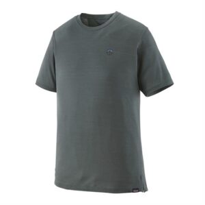 Patagonia Mens Cap Cool Merino Graphic Shirt, FitzRoy / Green